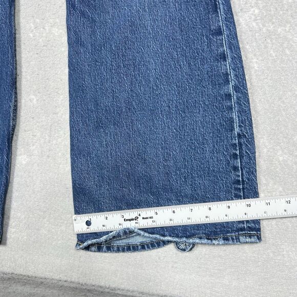 Levi's Premium Jeans 70's High Rise Flare Leg Women’s 29 x 32 Medium Blue Wash - Picture 7 of 15
